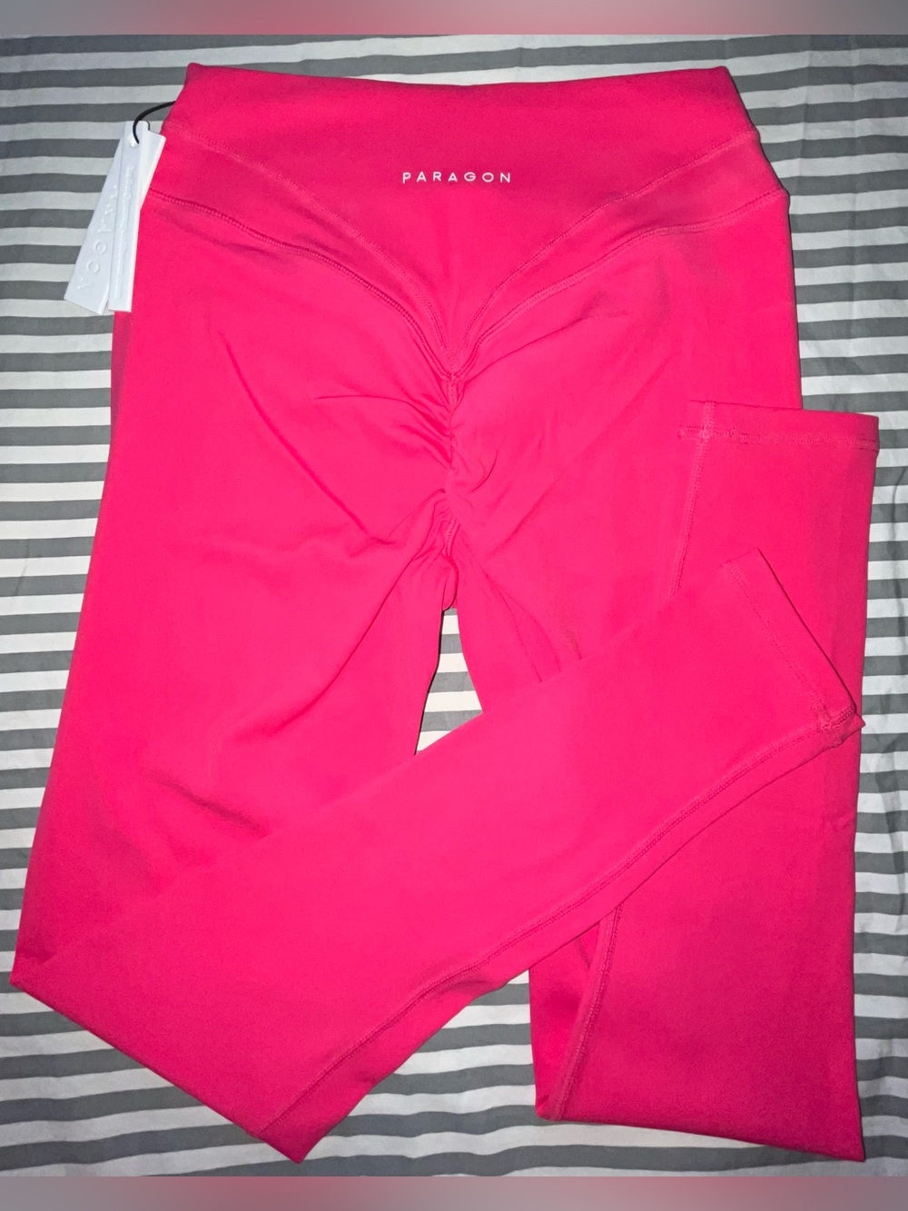 Paragon Fitwear RecStretch SculptSeam Legging + Apex Sports Bra in Flirt Sz M - Picture 5 of 6
